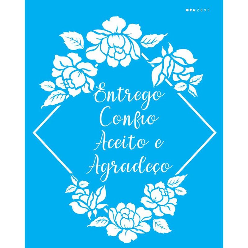 Stencil Pintura Hooponopono Ii 2895 20x25 Opa