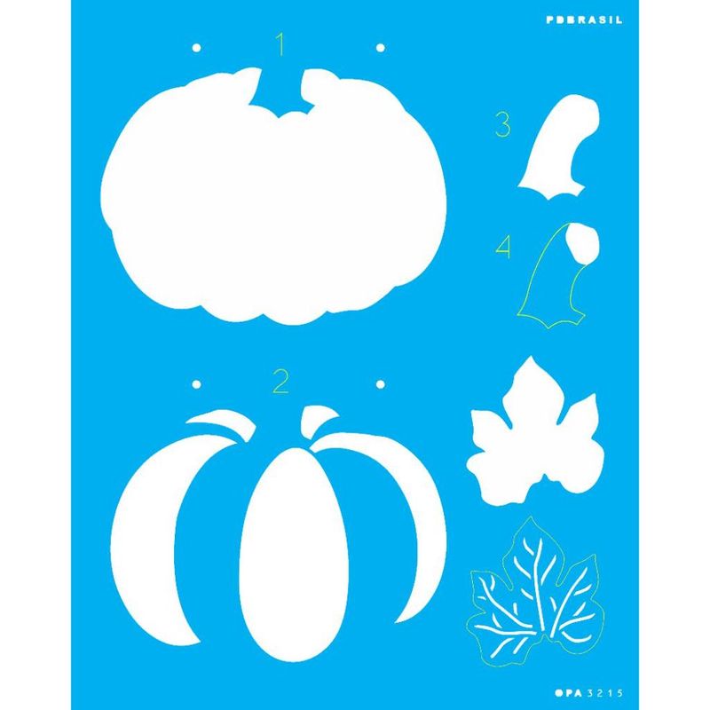 Stencil Pintura Pdbrasil Aboboras 3215 20x25 Opa