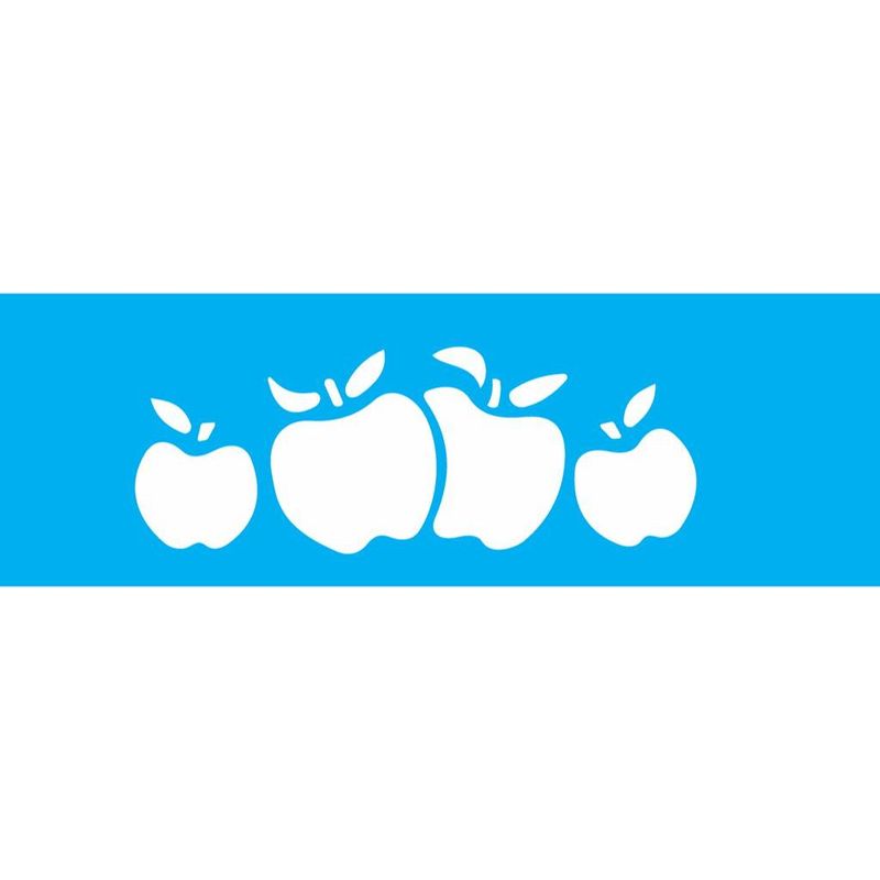 Stencil Pintura Opa 0099 Frutas Macas Ii 10x30