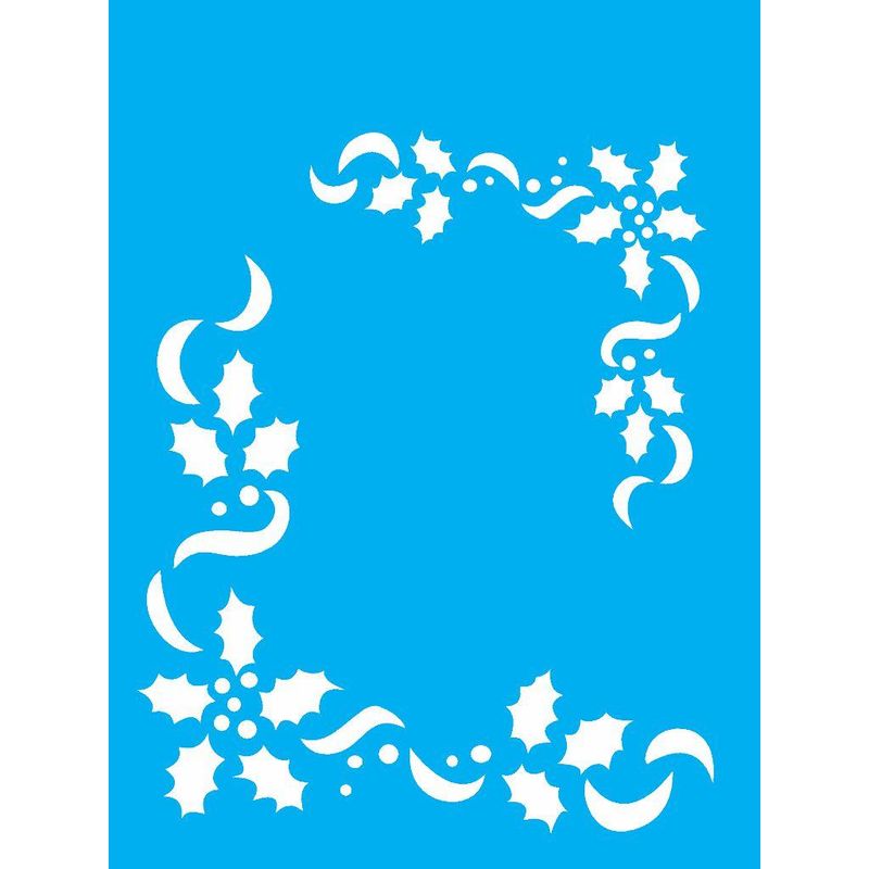 Stencil Pintura Cantoneira de Natal 1114 15x20 Opa