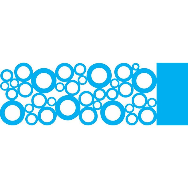 Stencil Pintura Opa 0489 Negativo Bolas 10x30