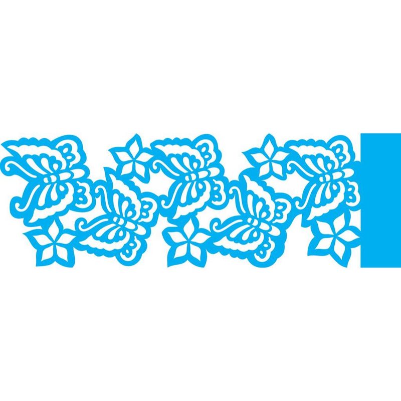 Stencil Pintura Opa 0721 Negativo Borboletas Ii 10x30