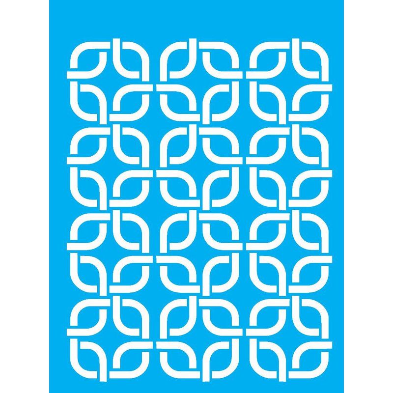 Stencil Pintura Estamparia Retro 1757 15x20 Opa