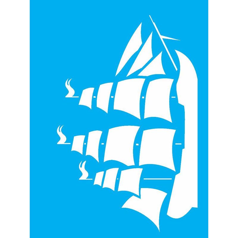 Stencil Pintura Caravela I 2033 15x20 Opa