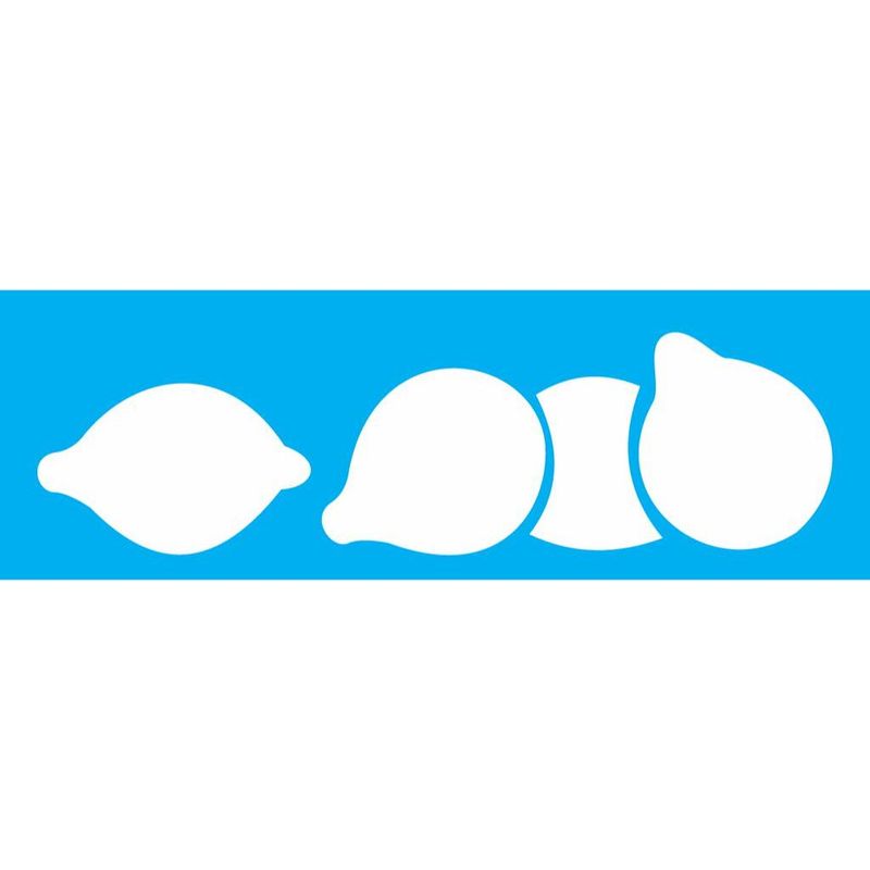Stencil Pintura Opa 1872 Frutas Limao Siciliano 10x30