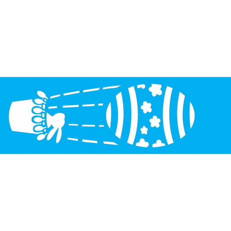 Stencil Pintura Opa 1890 Balao Ovo 10x30