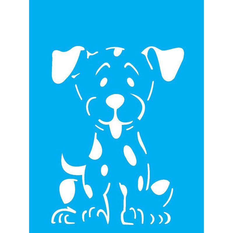 Stencil Pintura Pet Cachorro 2167 15x20 Opa