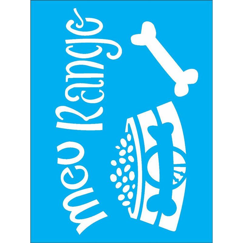 Stencil Pintura Pet Meu Rango 2172 15x20 Opa