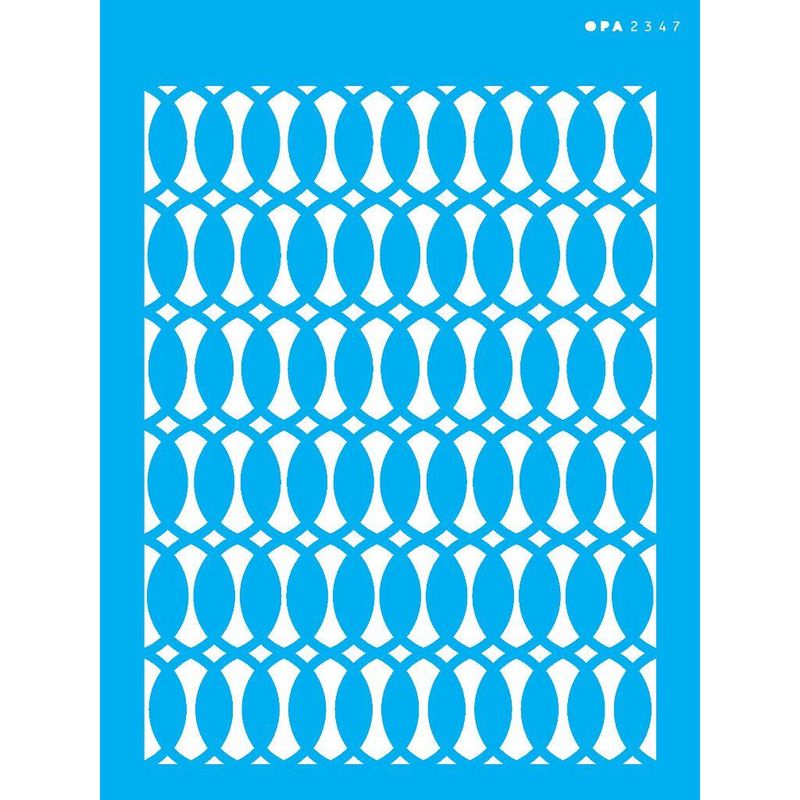 Stencil Pintura Estamparia Corrente Ii 2347 15x20 Opa