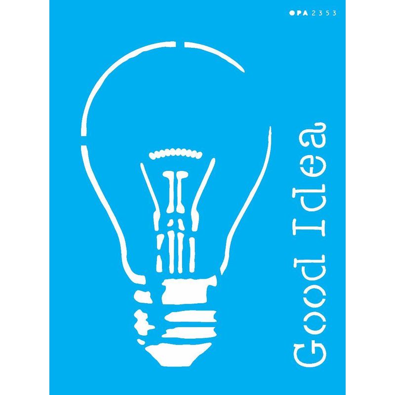 Stencil Pintura Good Idea 2353 15x20 Opa
