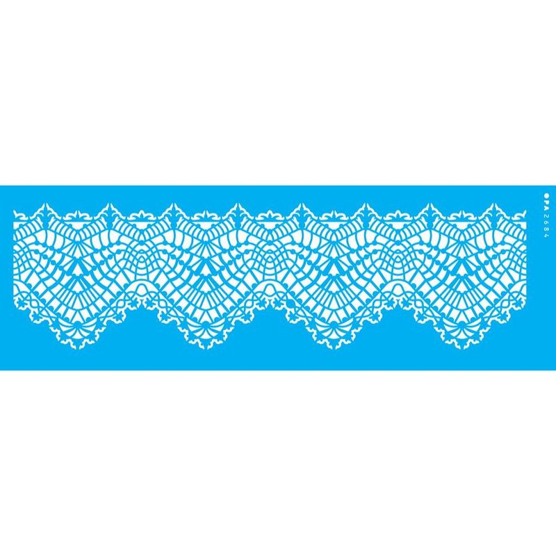 Stencil Pintura Opa 2684 Renda I 10x30