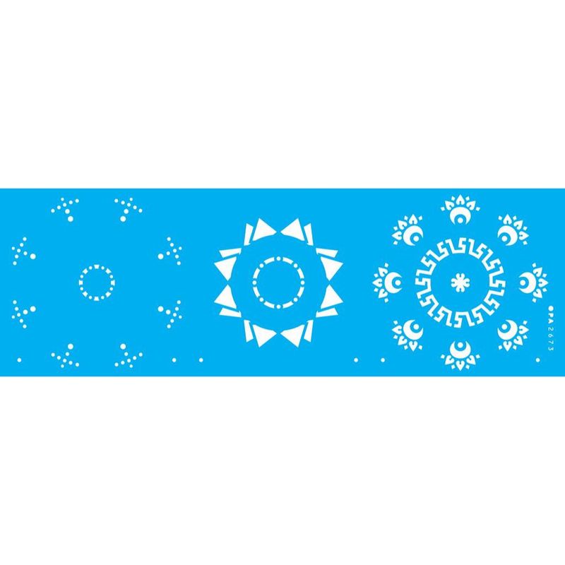 Stencil Pintura Opa 2673 Mandala Ii 10x30