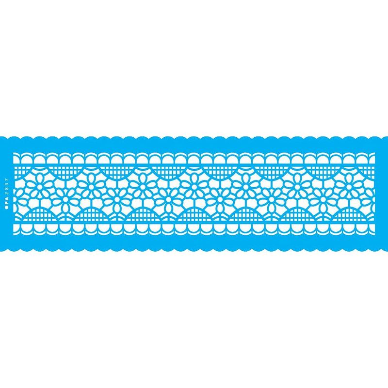 Stencil Pintura Opa 2837 Negativo Renda Ix 10x30