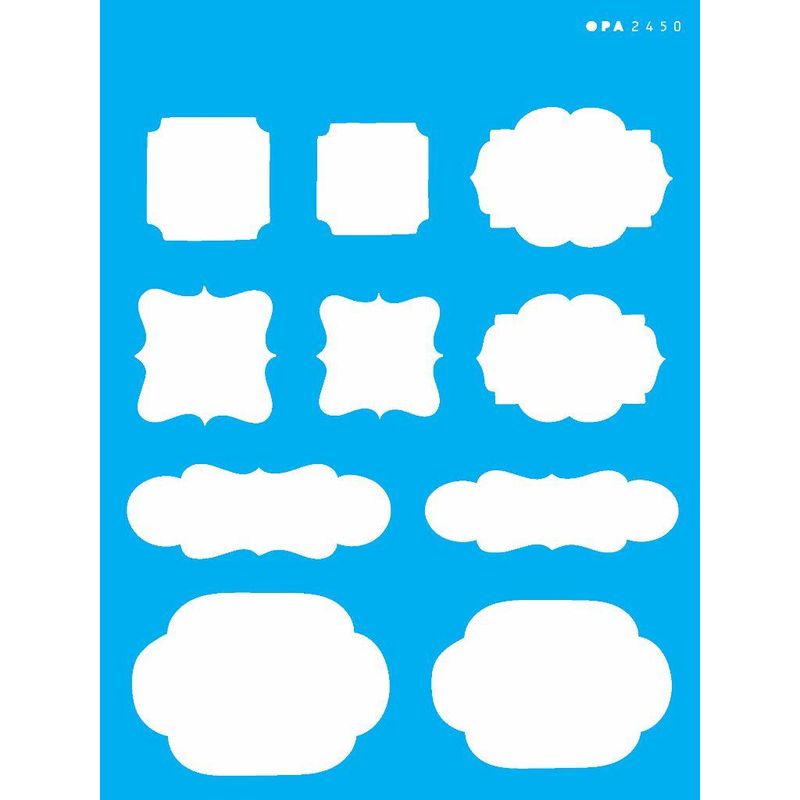 Stencil Pintura Tags 2450 15x20 Opa