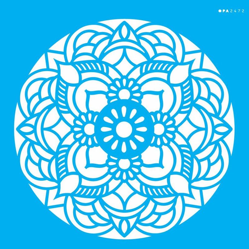 Stencil Pintura Mandala Flor Redonda 2472 30,5x30,5 Opa