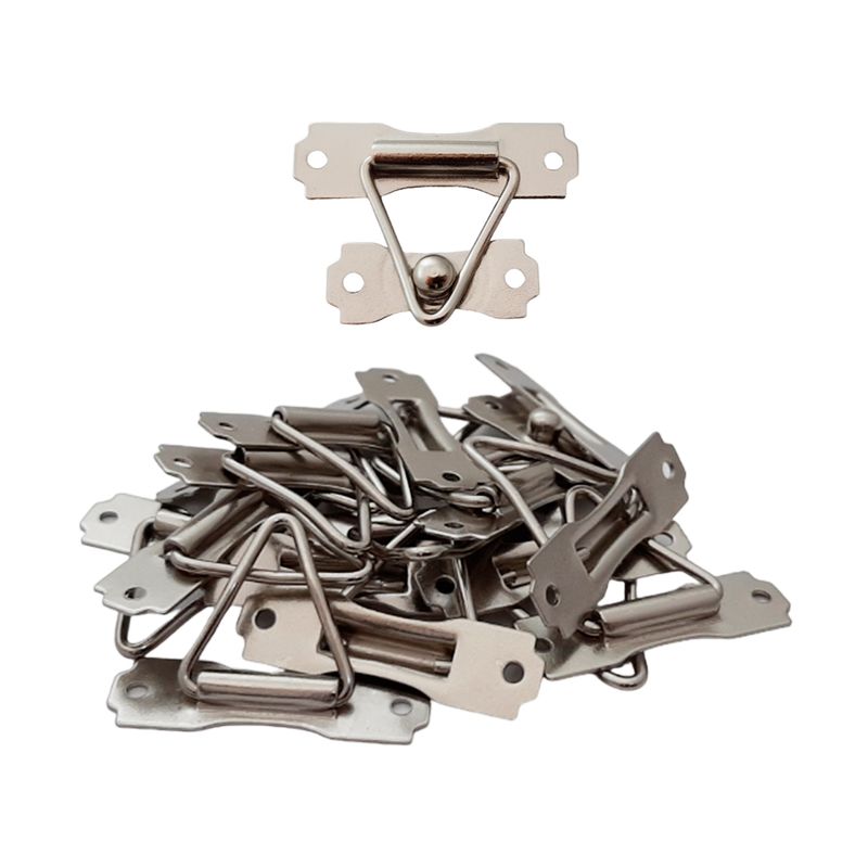 Fecho Simples para Caixa Niquel Prata Kit 1000 Peças